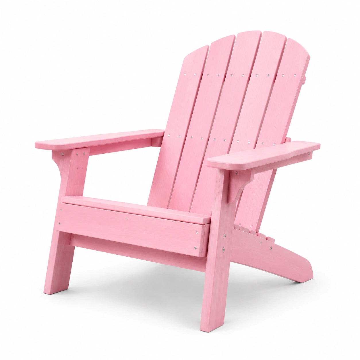 Silla Adirondack de madera rosa