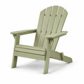 Silla Adirondack de Madera para Exterior Verde