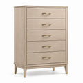 Cajonera de Madera con 5 Cajones Color Beige